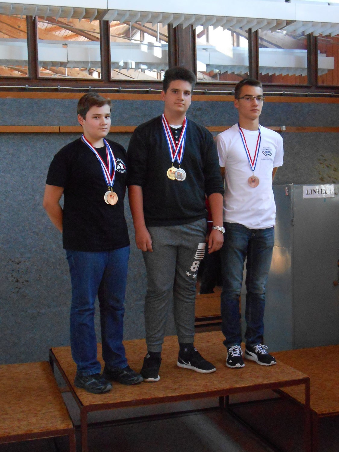 Mateo Cerin zlatna medalja kadeti zračna puška muški
