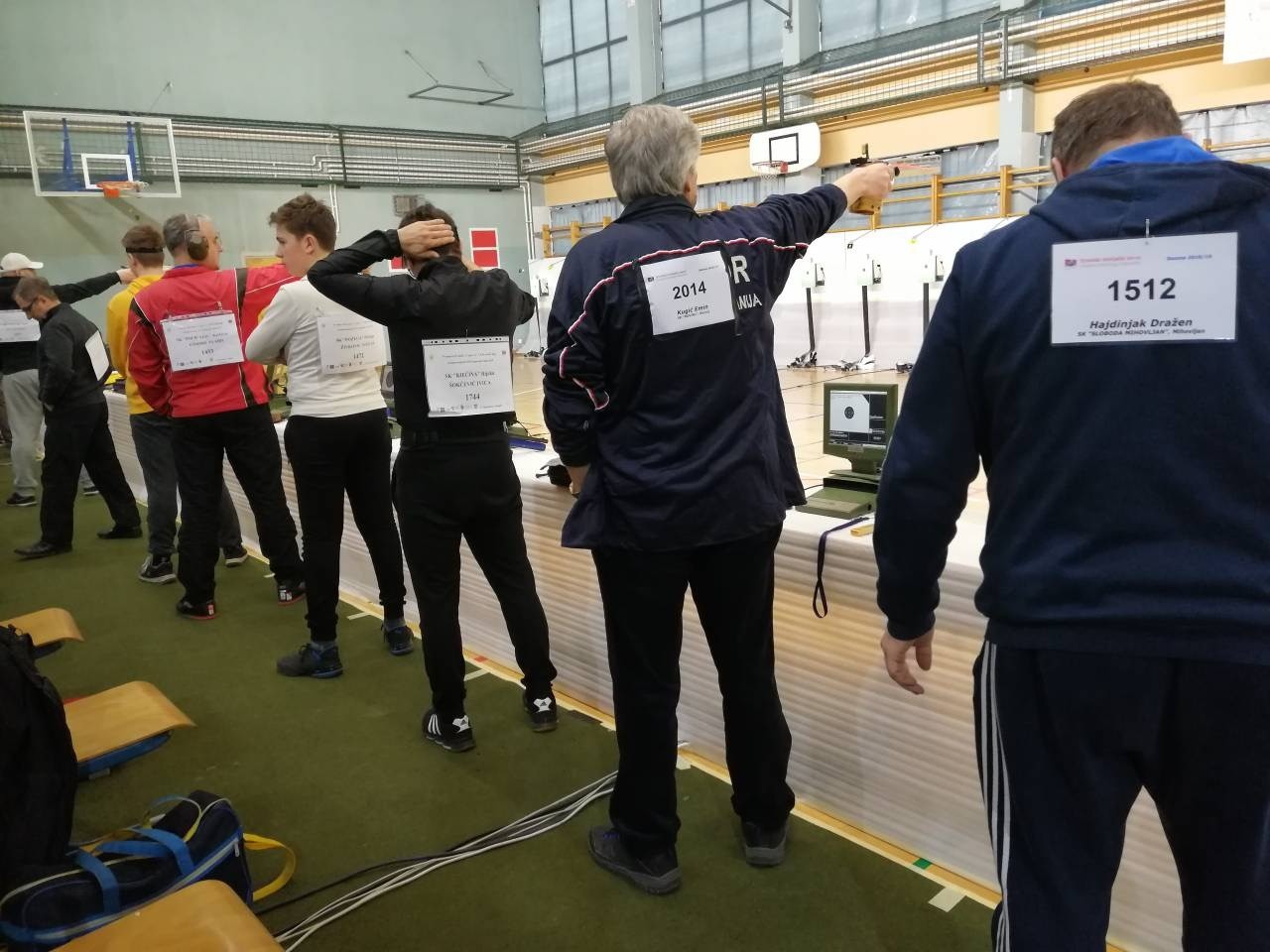 Emin Kugić na prvenstvu hrvatske u sportskom streljaštvu zračni pištolj muški