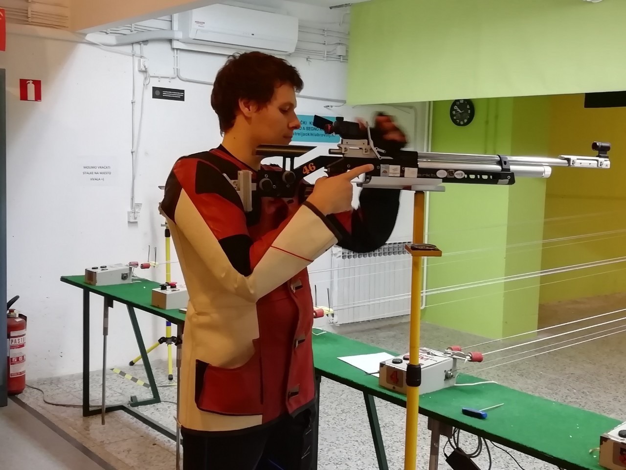 Michele žužić na natjecanju prvenstvo istarske županije rovinj