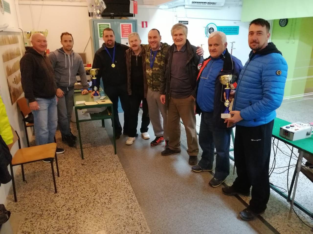 Svi strijelci zajedno nakon završetka prvenstvu istrarske županije u rovinju