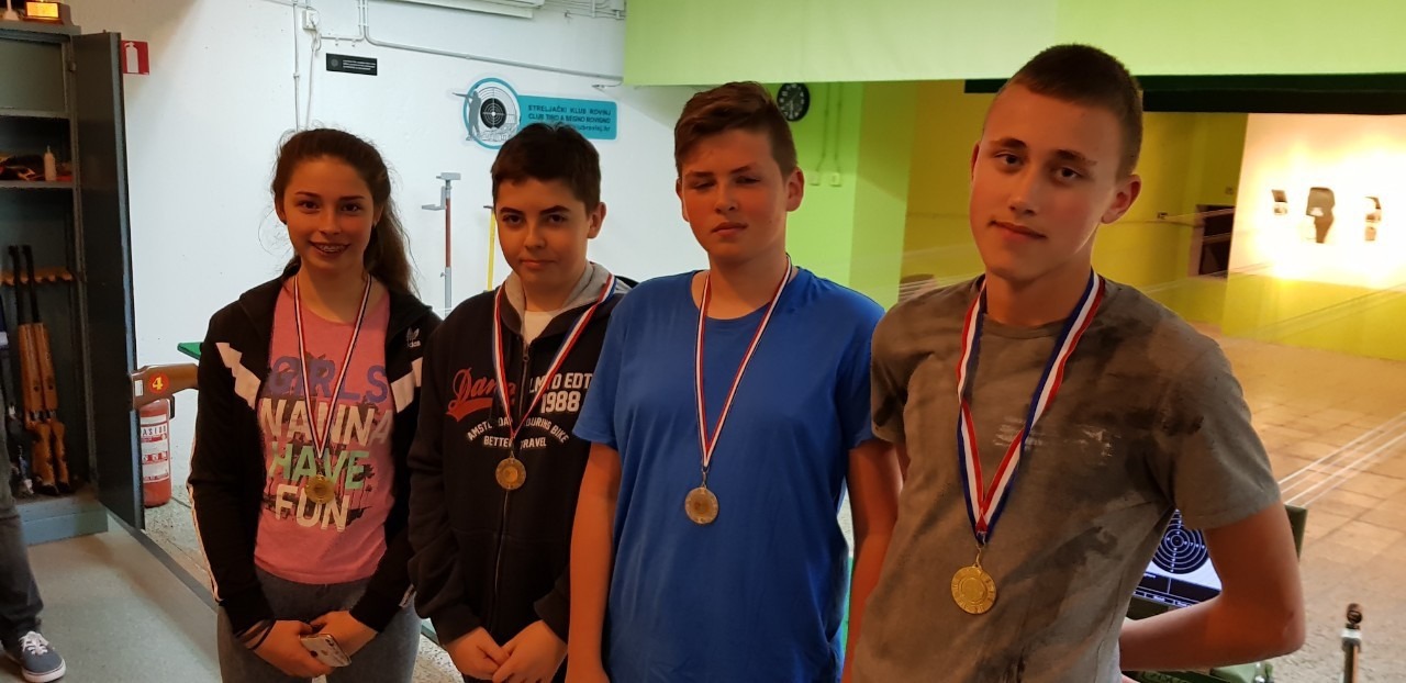 Kadeti streljačkog kluba rovinj na prvanstvu istarske županije