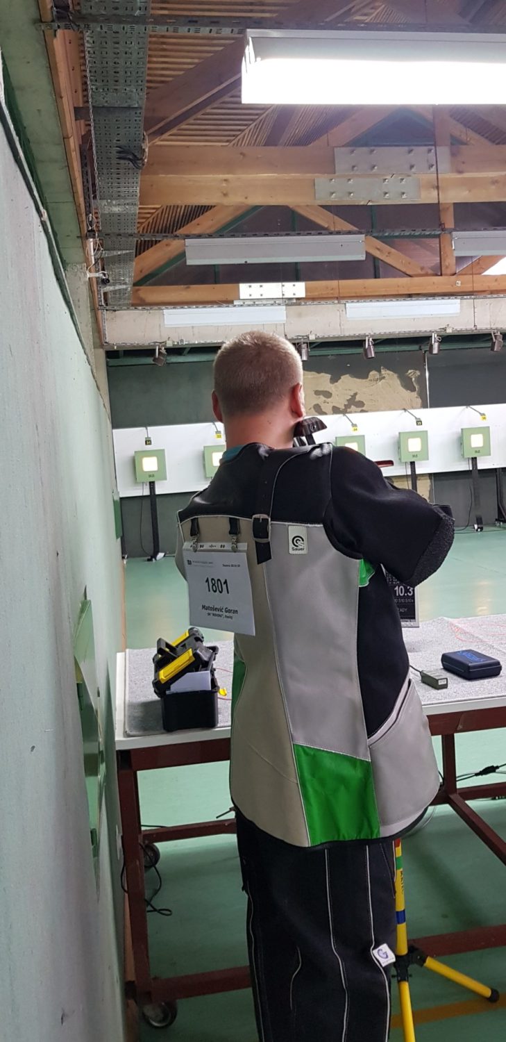 Strijelac SK Rovinj na liniji Goran Matošević Rovinj-Rovigno streljaštvo