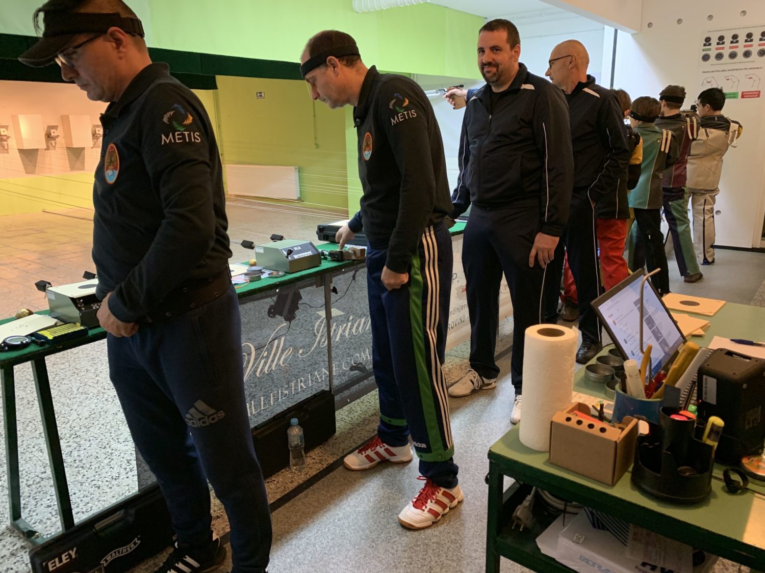 Drugo kolo 1.B Hrvatske Lige Rovinj strijelci Streljačkog kluba rovinj i streljačkog kluba istra marčana natjecanje u streljaštvu zračni pištolj