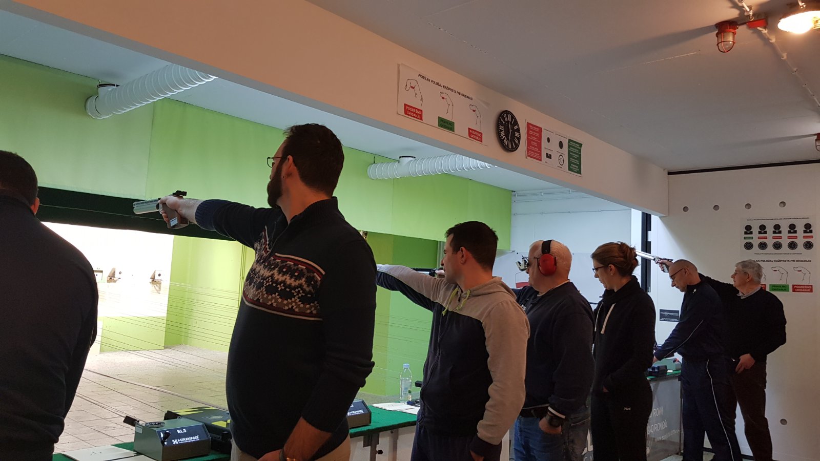 natjecatelji na liniji prvenstvo istarske županije u rovinju