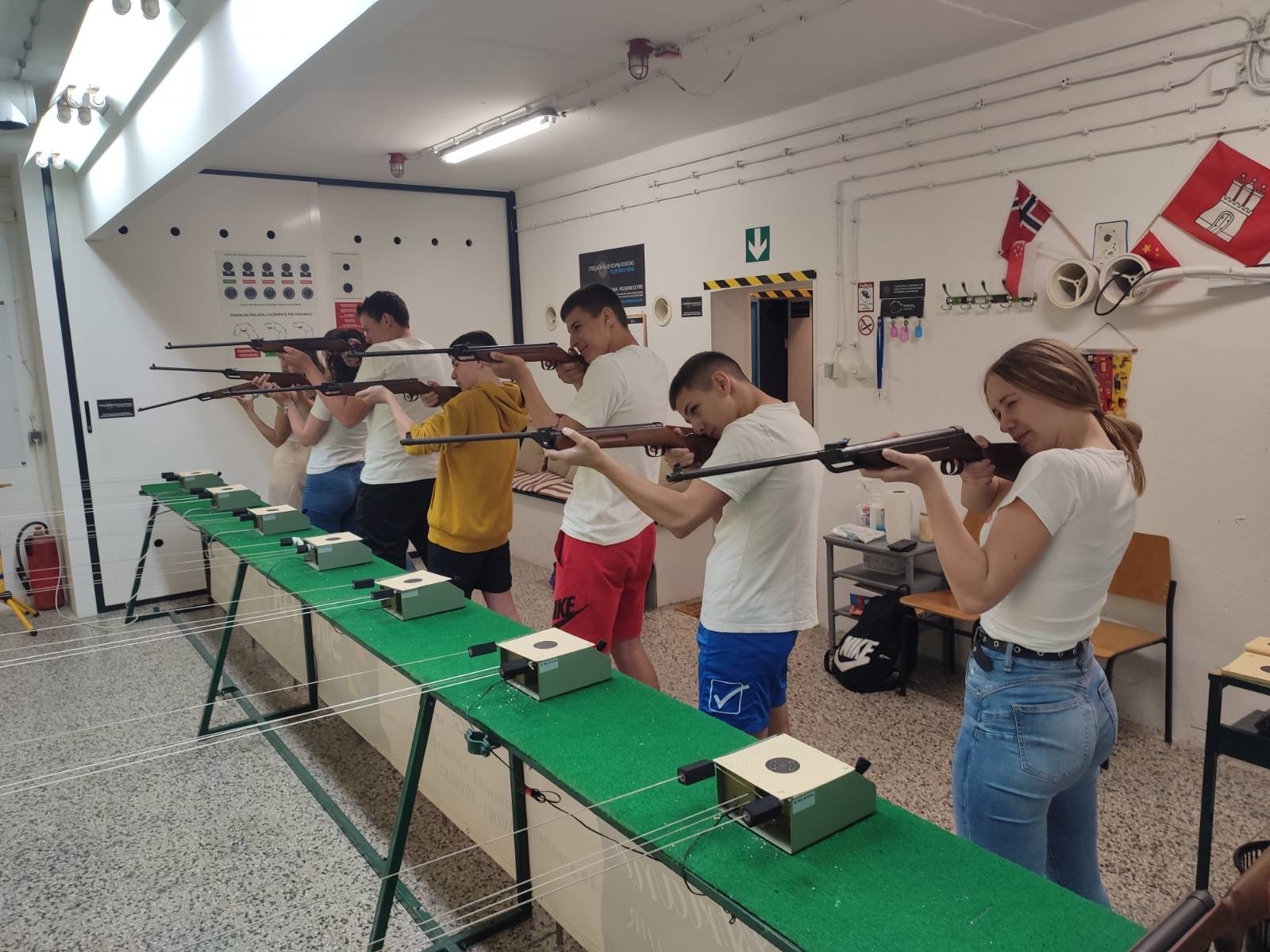 Pročitajte više o članku Drugi tjedan škole streljaštva za učenike srednje talijanske škole Rovinj